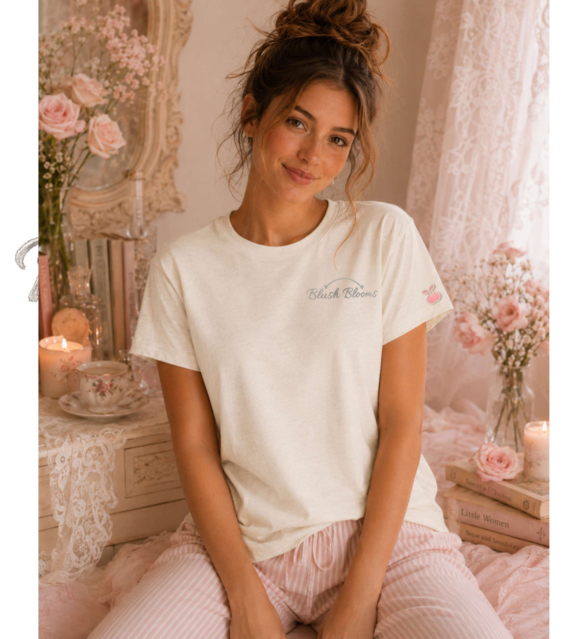 Blush Blooms Tee