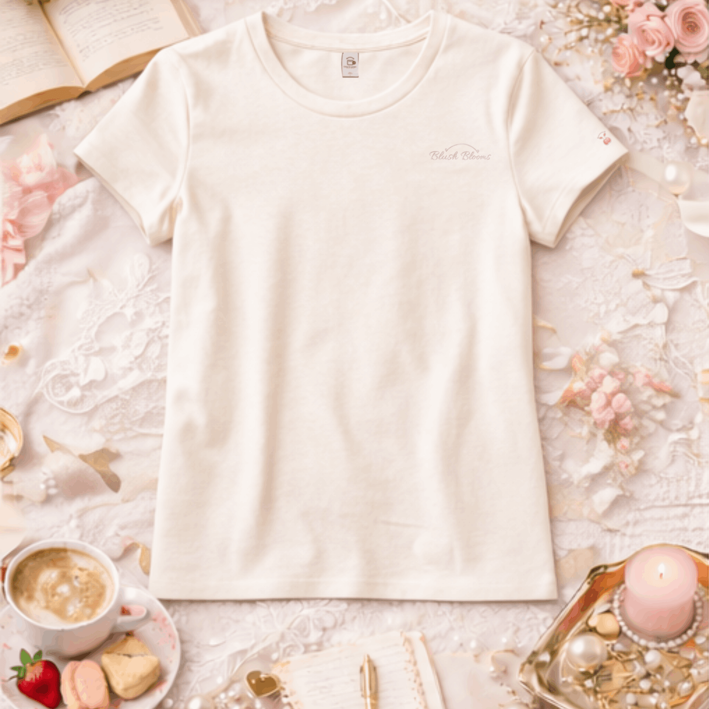 Blush Blooms Tee